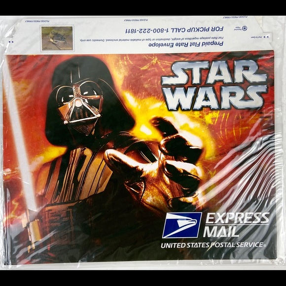 Rare Star Wars Prepaid Express Mail Envelopes - Picture 1 of 5